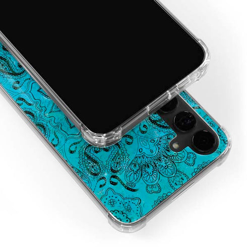 Blue Zen Ginseng Galaxy S24 Plus Clear Case